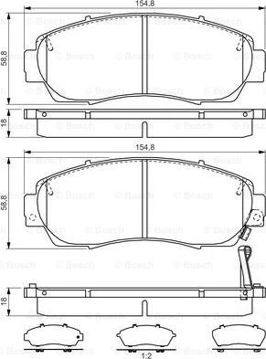 BOSCH 0 986 TB3 218 - Jarrupala, levyjarru inparts.fi