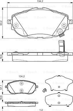 BOSCH 0 986 TB3 213 - Jarrupala, levyjarru inparts.fi