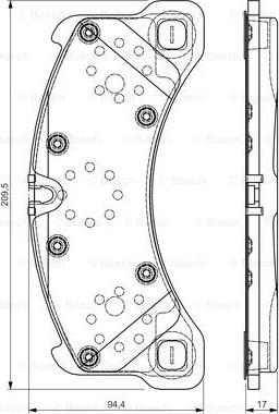 BOSCH 0 986 TB3 217 - Jarrupala, levyjarru inparts.fi