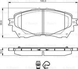 BOSCH 0 986 TB3 230 - Jarrupala, levyjarru inparts.fi