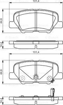 BOSCH 0 986 TB3 224 - Jarrupala, levyjarru inparts.fi