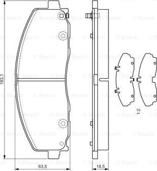 BOSCH 0 986 TB3 225 - Jarrupala, levyjarru inparts.fi