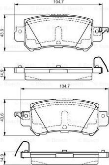 BOSCH 0 986 TB3 223 - Jarrupala, levyjarru inparts.fi