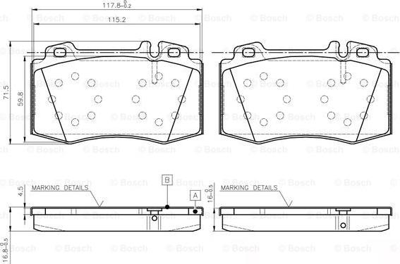 BOSCH 0 986 TB2 958 - Jarrupala, levyjarru inparts.fi