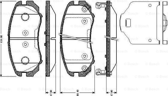 BOSCH 0 986 TB2 962 - Jarrupala, levyjarru inparts.fi