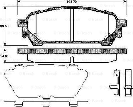 BOSCH 0 986 TB2 967 - Jarrupala, levyjarru inparts.fi