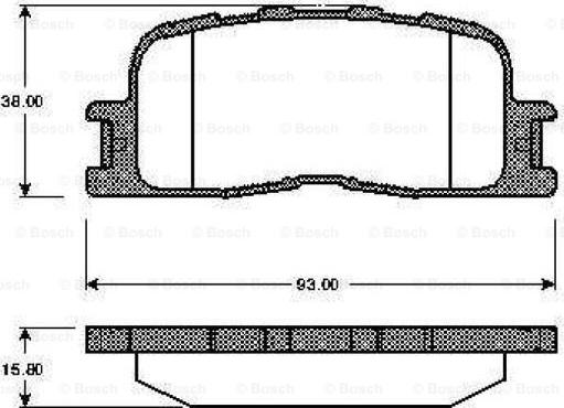 BOSCH 0 986 TB2 987 - Jarrupala, levyjarru inparts.fi