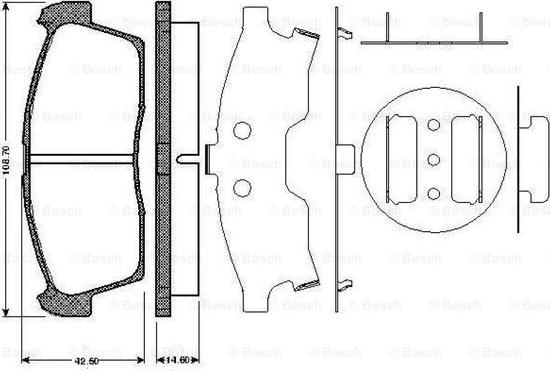 BOSCH 0 986 TB2 930 - Jarrupala, levyjarru inparts.fi