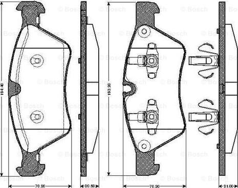 BOSCH 0 986 TB2 928 - Jarrupala, levyjarru inparts.fi