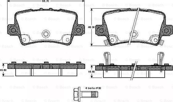 BOSCH 0 986 TB2 974 - Jarrupala, levyjarru inparts.fi