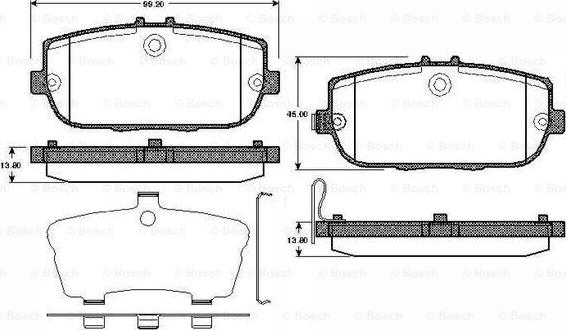 BOSCH 0 986 TB2 970 - Jarrupala, levyjarru inparts.fi