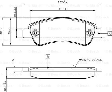 BOSCH 0 986 TB2 977 - Jarrupala, levyjarru inparts.fi