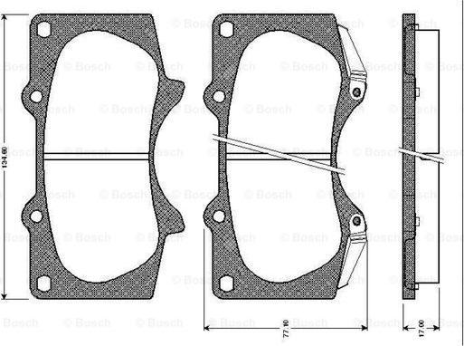 BOSCH 0 986 TB2 449 - Jarrupala, levyjarru inparts.fi