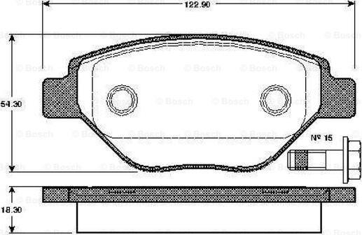 BOSCH 0 986 TB2 442 - Jarrupala, levyjarru inparts.fi