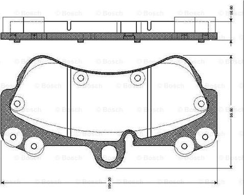 BOSCH 0 986 TB2 454 - Jarrupala, levyjarru inparts.fi