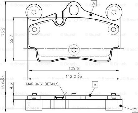 BOSCH 0 986 TB2 456 - Jarrupala, levyjarru inparts.fi