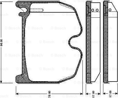 BOSCH 0 986 TB2 452 - Jarrupala, levyjarru inparts.fi