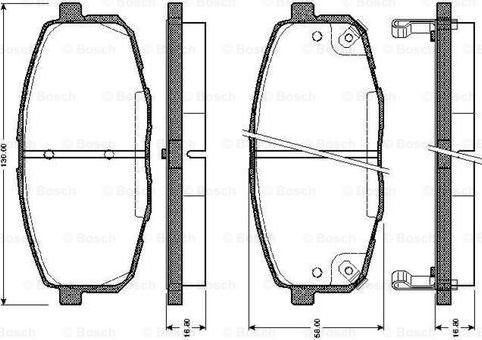 BOSCH 0 986 TB2 460 - Jarrupala, levyjarru inparts.fi