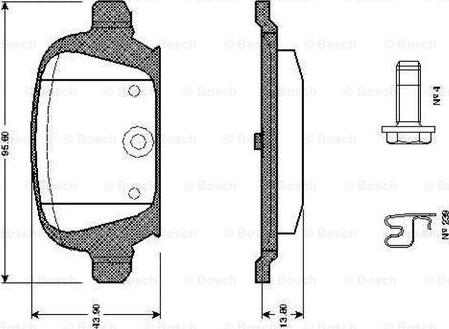 BOSCH 0 986 TB2 404 - Jarrupala, levyjarru inparts.fi