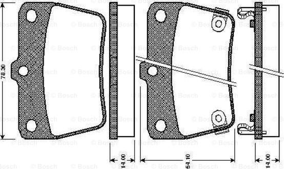 BOSCH 0 986 TB2 406 - Jarrupala, levyjarru inparts.fi