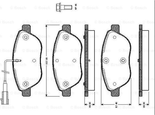 BOSCH 0 986 TB2 415 - Jarrupala, levyjarru inparts.fi