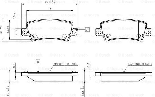 BOSCH 0 986 TB2 416 - Jarrupala, levyjarru inparts.fi