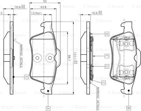 BOSCH 0 986 TB2 410 - Jarrupala, levyjarru inparts.fi