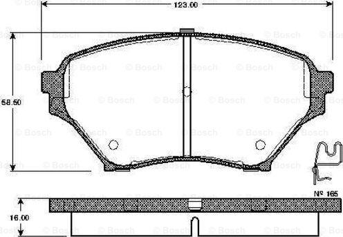 BOSCH 0 986 TB2 412 - Jarrupala, levyjarru inparts.fi