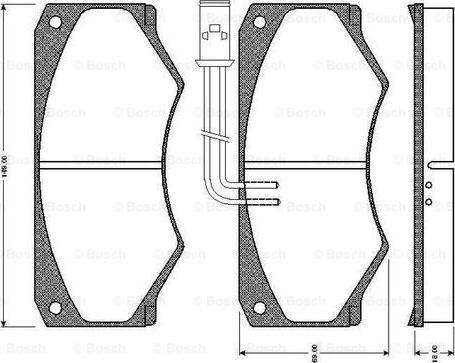 BOSCH 0 986 TB2 484 - Jarrupala, levyjarru inparts.fi