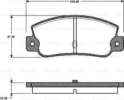 BOSCH 0 986 TB2 481 - Jarrupala, levyjarru inparts.fi