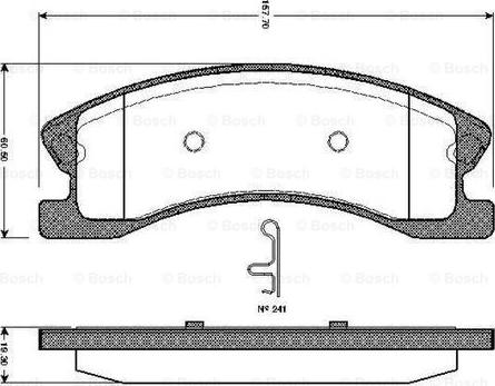 BOSCH 0 986 TB2 439 - Jarrupala, levyjarru inparts.fi