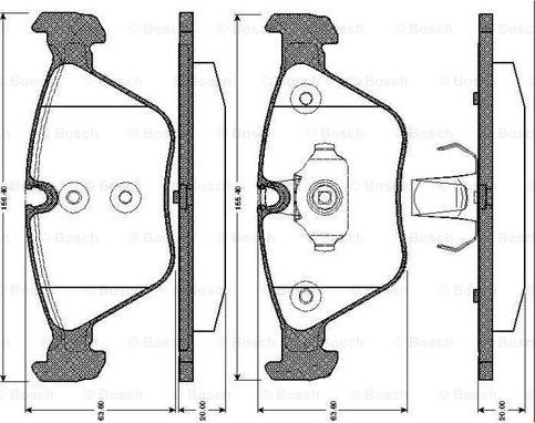 BOSCH 0 986 TB2 435 - Jarrupala, levyjarru inparts.fi