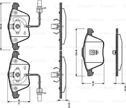 BOSCH 0 986 TB2 436 - Jarrupala, levyjarru inparts.fi