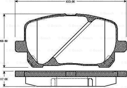 BOSCH 0 986 TB2 430 - Jarrupala, levyjarru inparts.fi