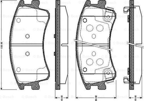 BOSCH 0 986 TB2 437 - Jarrupala, levyjarru inparts.fi