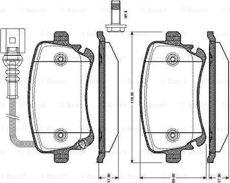 BOSCH 0 986 TB2 426 - Jarrupala, levyjarru inparts.fi