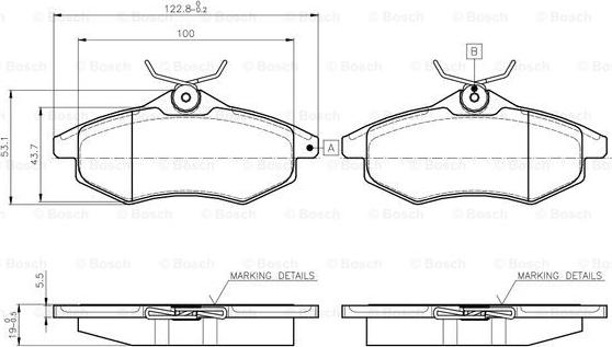 BOSCH 0 986 TB2 420 - Jarrupala, levyjarru inparts.fi