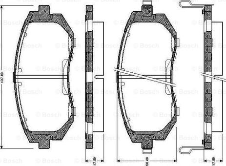 BOSCH 0 986 TB2 428 - Jarrupala, levyjarru inparts.fi