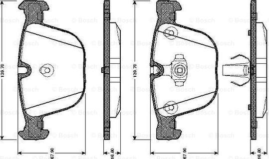 BOSCH 0 986 TB2 422 - Jarrupala, levyjarru inparts.fi