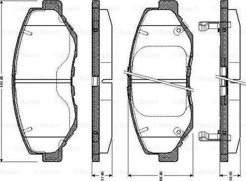 BOSCH 0 986 TB2 427 - Jarrupala, levyjarru inparts.fi