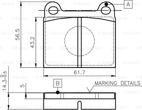 BOSCH 0 986 TB2 470 - Jarrupala, levyjarru inparts.fi