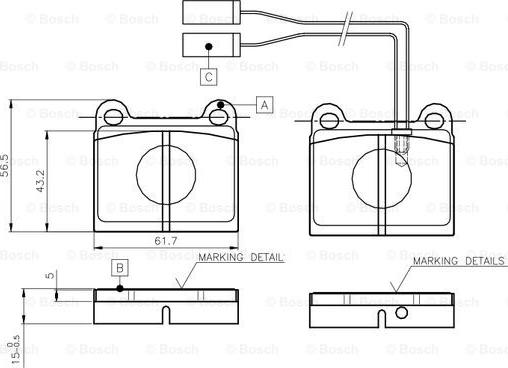 BOSCH 0 986 TB2 471 - Jarrupala, levyjarru inparts.fi