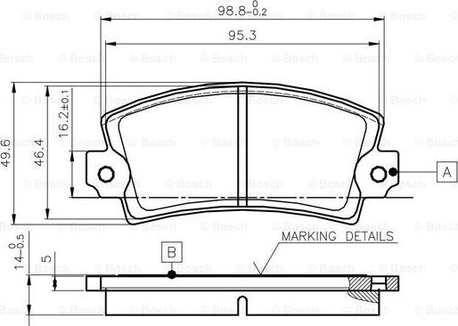 BOSCH 0 986 TB2 477 - Jarrupala, levyjarru inparts.fi