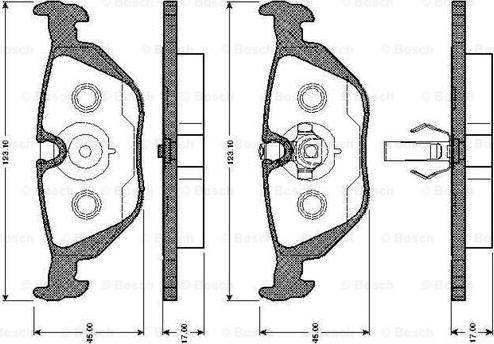 BOSCH 0 986 TB2 595 - Jarrupala, levyjarru inparts.fi