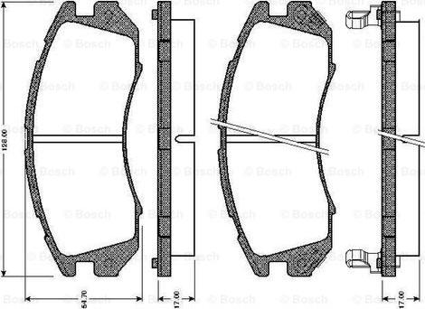 BOSCH 0 986 TB2 548 - Jarrupala, levyjarru inparts.fi