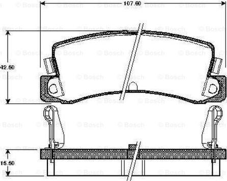 BOSCH 0 986 TB2 564 - Jarrupala, levyjarru inparts.fi