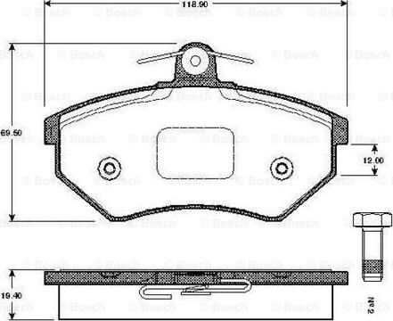 BOSCH 0 986 TB2 505 - Jarrupala, levyjarru inparts.fi