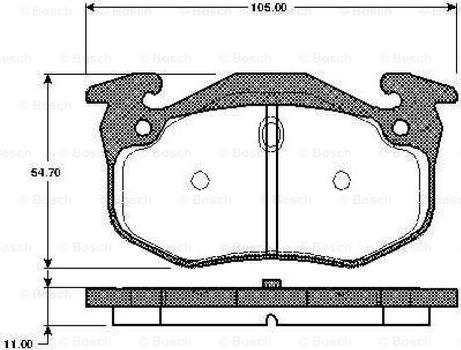 BOSCH 0 986 TB2 515 - Jarrupala, levyjarru inparts.fi