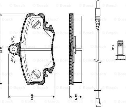 BOSCH 0 986 TB2 513 - Jarrupala, levyjarru inparts.fi