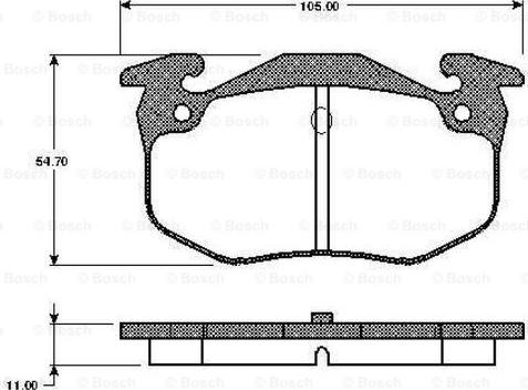 BOSCH 0 986 TB2 517 - Jarrupala, levyjarru inparts.fi